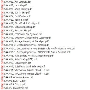 [Cloud]AWS 자격증(SAA C03) 공부 및 합...--0