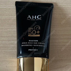 AHC 마스터즈 아쿠아 선크림 (미개봉)