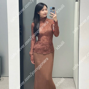 이세이미야케 해칭 스커트 ,쉬폰 탑 외 플리츠플리즈 ~