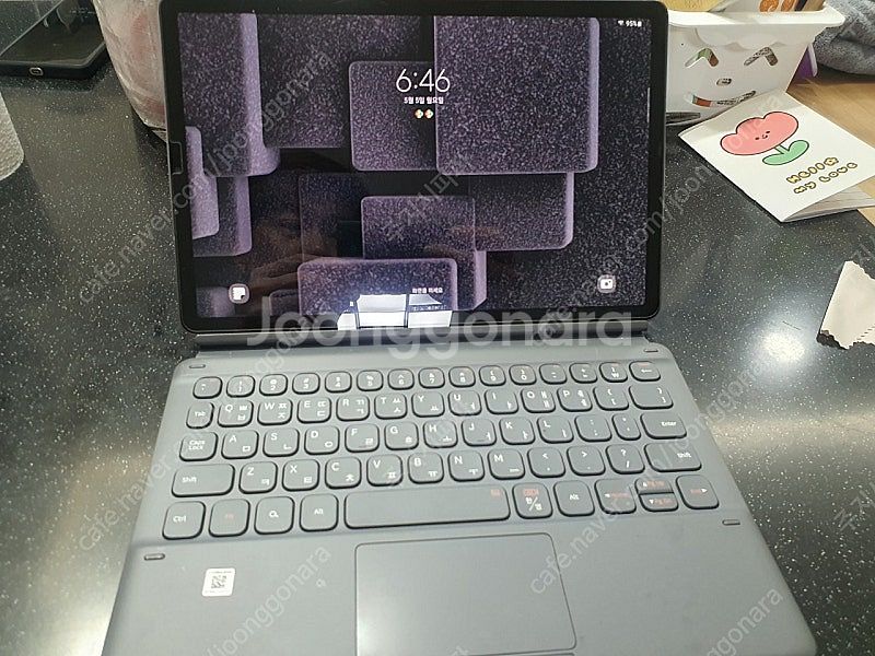 갤럭시탭 s6 256gb 키보드케이스 개인--0