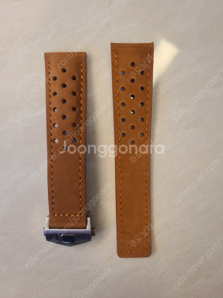 22mm 20mm 가죽 러버 스트랩 밴드 호환 밴드 디...--6