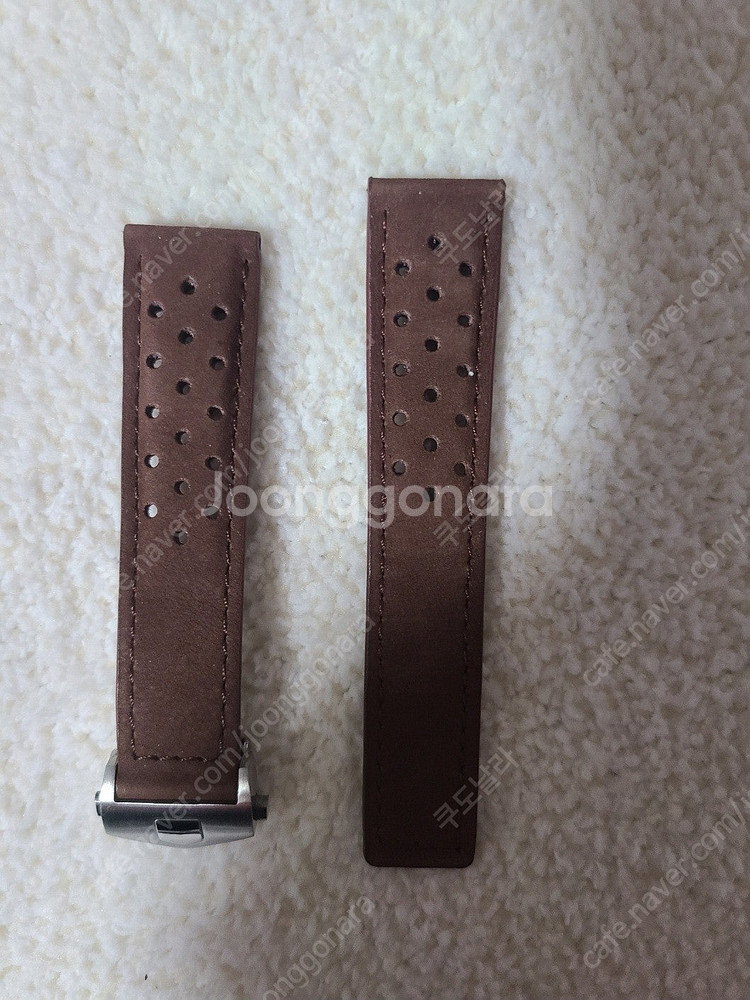 22mm 20mm 가죽 러버 스트랩 밴드 호환 밴드 디...--7