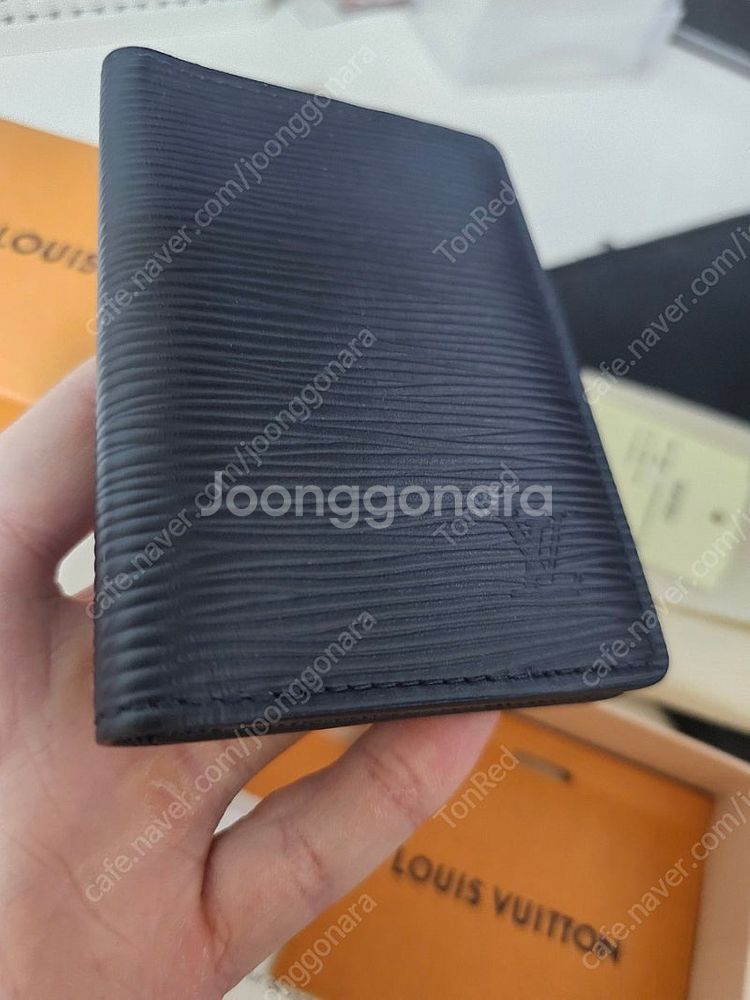 루이비통 M61821 에피 오거나이저 네이비블루--2