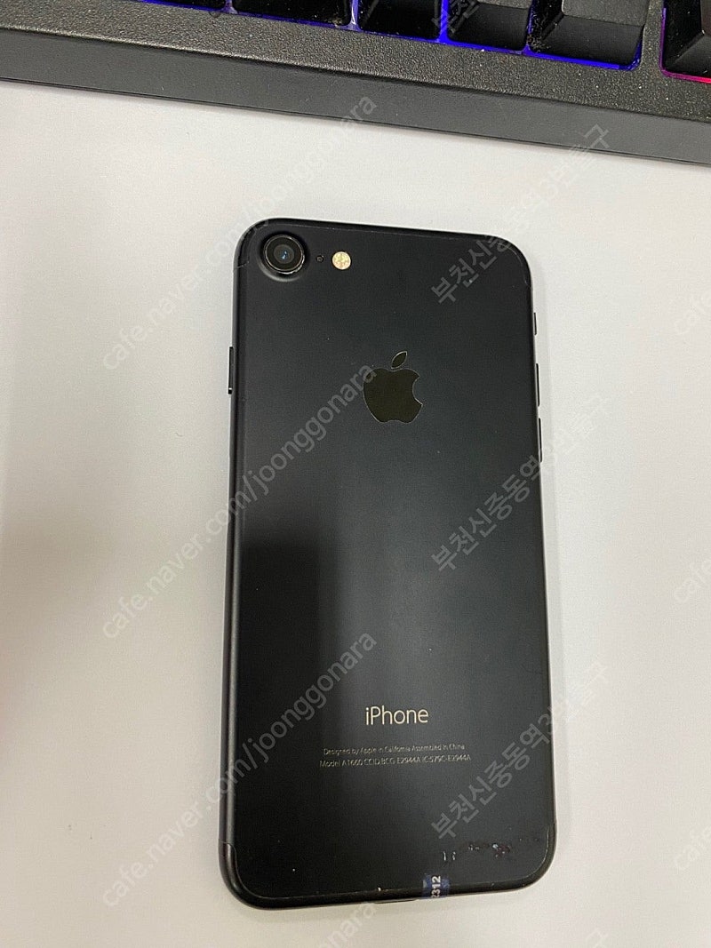 196554 아이폰7 매트블랙 A급 32GB 무잔상 배터리성능100% 인스타 13만 부천 아이폰7 200대 보유중