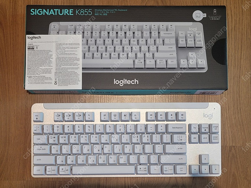 로지텍 무선키보드 K860 박스풀셋, K855신동품, K650 신동품, K380 신동품 이미지