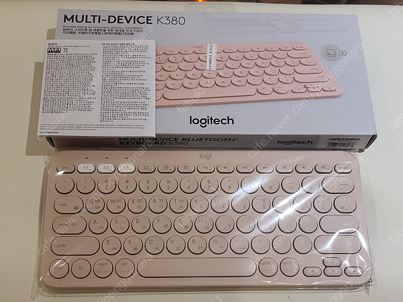 로지텍 무선키보드 K860 박스풀셋, K855신동품, K650 신동품, K380 신동품 이미지