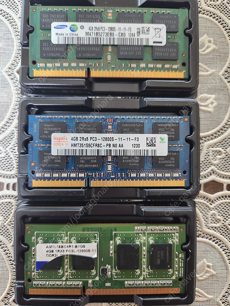 노트북 메모리 DDR3 4GB * 3개(1만원)