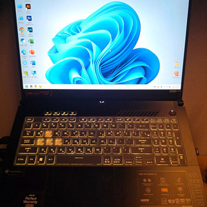 S급) ASUS 17인치 게이밍 노트북 풀박스 AS 5년 RTX 4060 팝니다