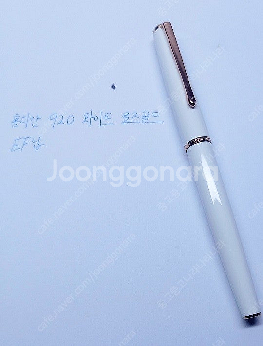 홍디안 920 화이트 EF닙 만년필 판매--0