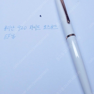 홍디안 920 화이트 EF닙 만년필 판매