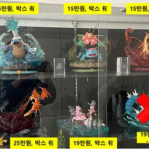 포켓몬스터 피규어, 레진 피규어, 스케일 판매