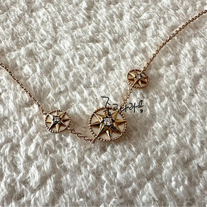 로즈드방 트리플 옐골 팔찌 18k