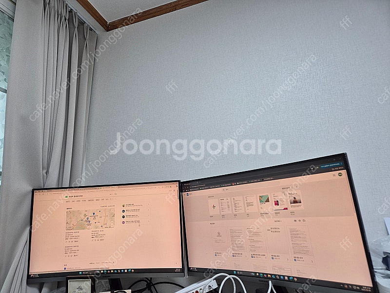 삼성DM500TCA-A58+27인치 2대 삼성 커브드모...--1