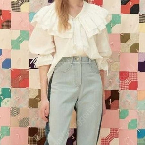 rienda 언발 원피스. 쟈니헤잇재즈 프릴 블라우스