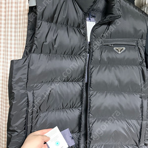 프라다 리나일론 패딩 베스트 조끼 56size