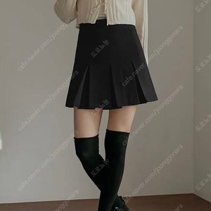 커먼유니크 오디너리 플리츠 미니 스커트 블랙 s, 차콜 s