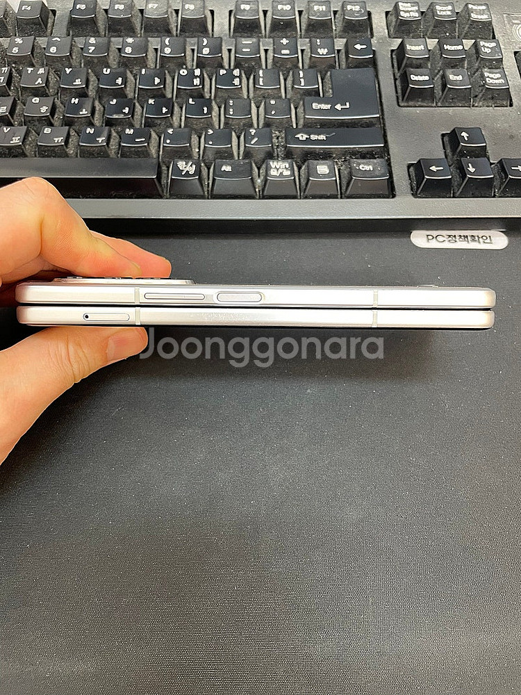 갤럭시Z폴드3 실버 256GB 무잔상 가성비좋은 중고3...--7