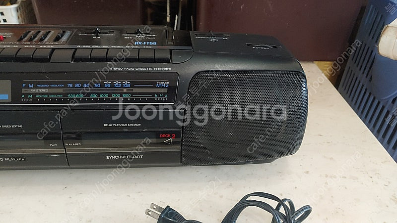 레트로 빈티지 파나소닉 카세트 라디오 RX-FT56 (...--2