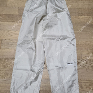 아웃도어 프로덕츠 프로덕트 outdoor product 베이지 우븐 바스락 밴딩 팬츠