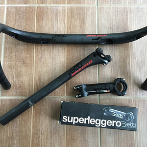 Deda 데다 카본 컴포넌트 (슈퍼레제라 드롭바, 슈퍼레제로 스템)