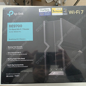 [미개봉] 티피링크 WIFI7 공유기 BE550 PRO + 랜카드 TBE552E 2개 40만원 판매합니다.
