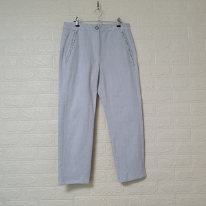 더한섬마인 MINE 수술 스티치 데님 팬츠 사이즈 64