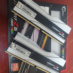 G.SKILL DDR5-6000 CL26 32GB CL26 1.45V TRIDENT Z5 NEO RGB D화이트 팝니다