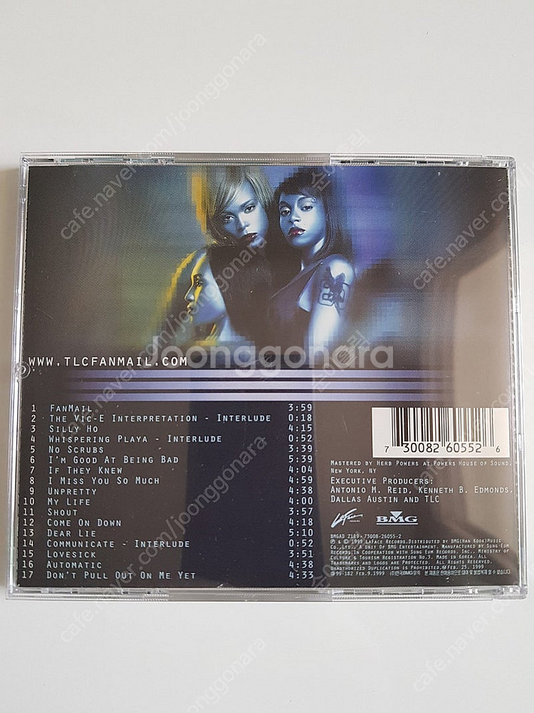 수입음반 음악cd 티엘씨(TLC) fanmail--2