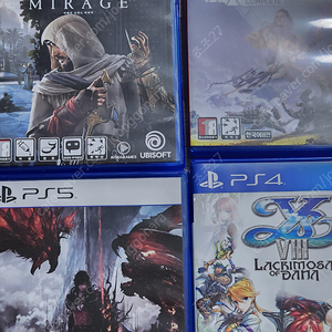 ps4호제던, 이스8, ps5 어크 미라지, 파판16 팝니다.