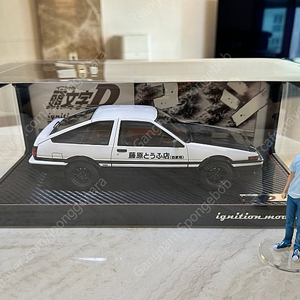 1:18 이그니션 모델 Ignition Model 이니셜 D Initial D AE86 피규어 한정판 판매합니다 + 커스텀 메탈 번호판