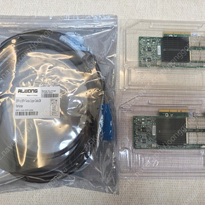 멜라녹스 314A 40G 랜카드 2개 + QSFP+ DAC 5m