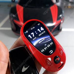 [판매] 맥라렌 720s 스파이더 고성능 슈퍼카 모든연식 자동차키를 최신 타원형 LCD 액정 디스플레이키로 업그레이드 이식 개조 오너가 원하는 색상 맞춤형키 제작