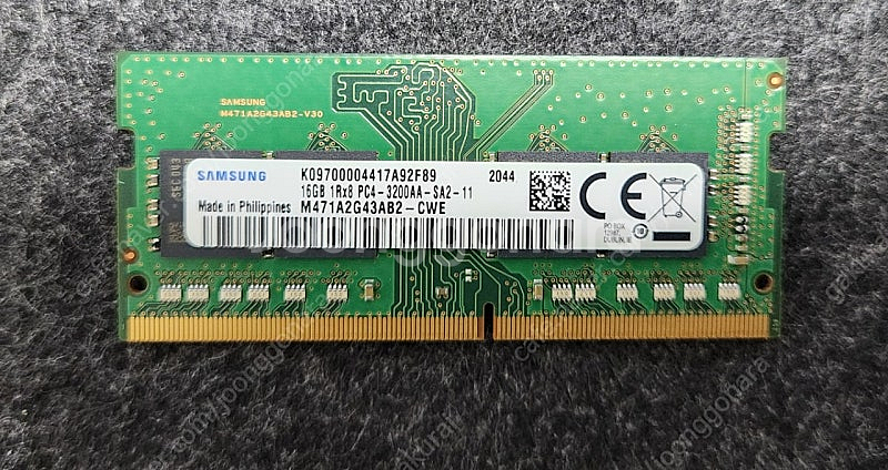 노트북 DDR4-25600(3200AA) 팝니다.--0