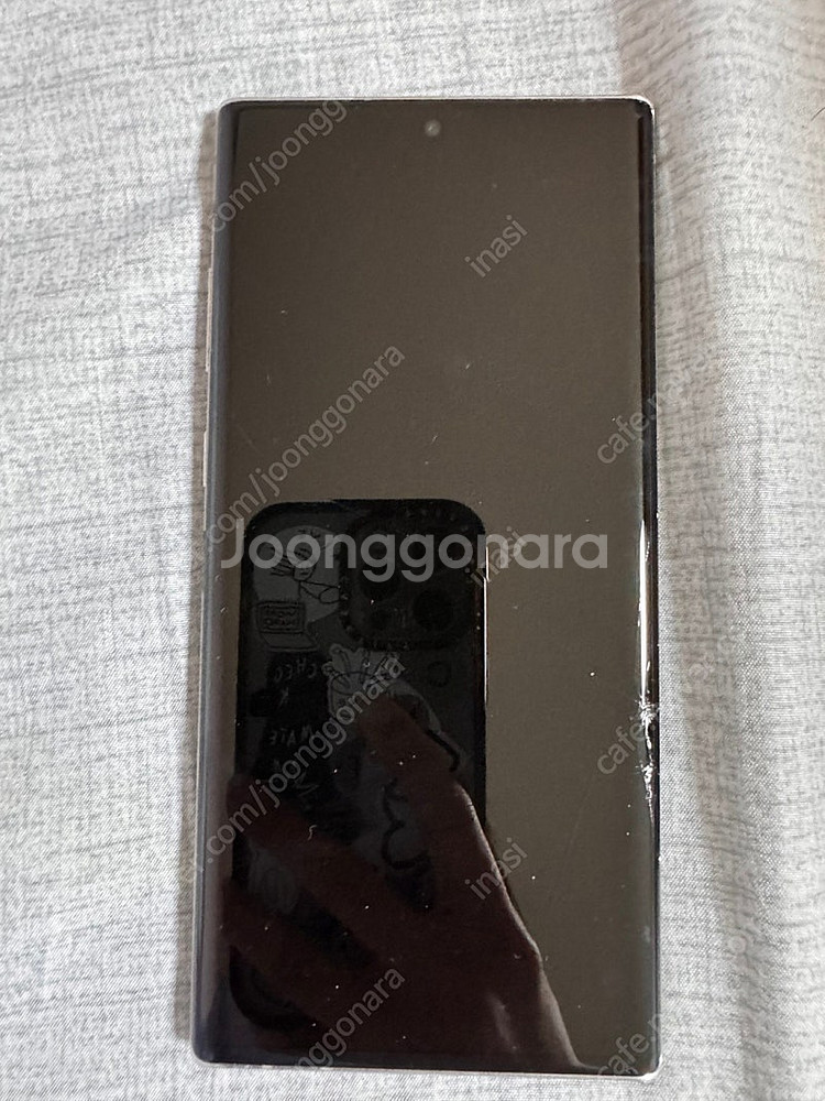 노트10플러스 파손폰 정상작동 가능--3