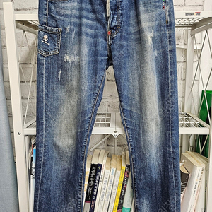 정품/ 필립플레인 17SS 중청 데님 남성청바지 (34인치) MH84