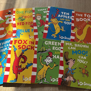닥터수스 dr.seuss 유아 영어 동화책 엄마표 영어 9권 택배 1.5만