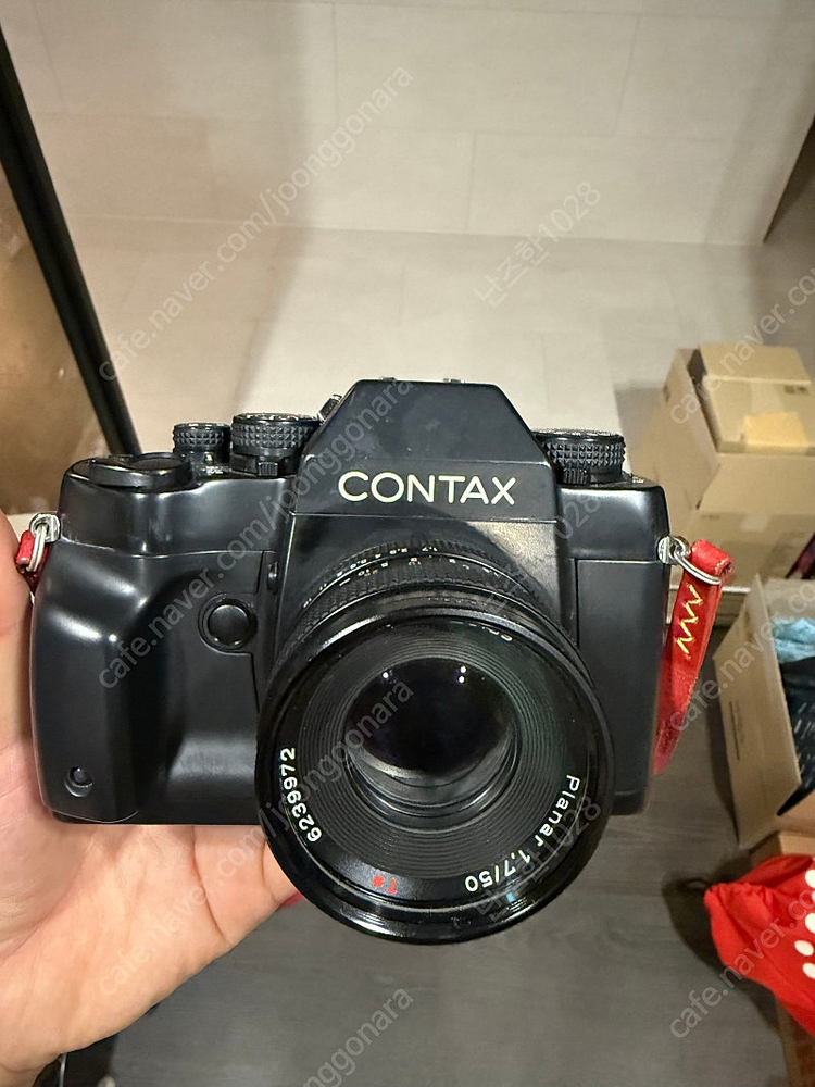 콘탁스 RX 필름 카메라 + 50.7 플라나 렌즈 이미지