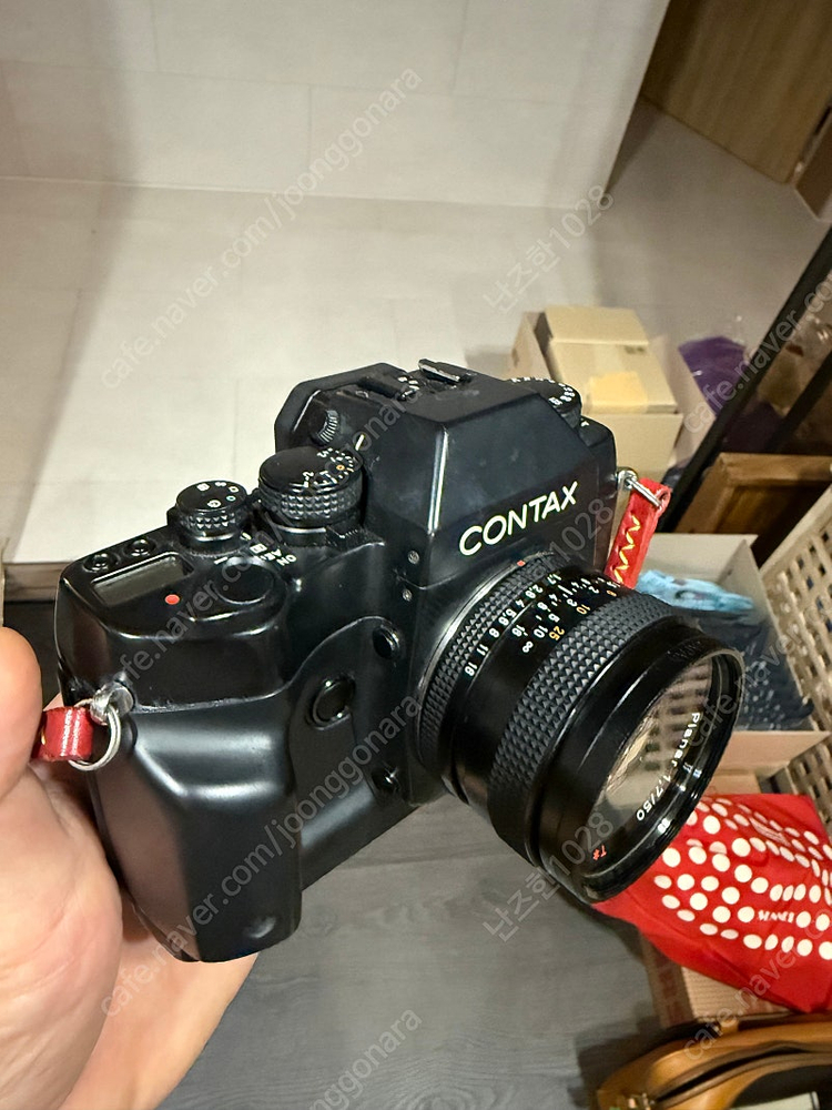 콘탁스 RX 필름 카메라 + 50.7 플라나 렌즈 이미지