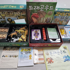 어린이날 선물)보드게임 와일드 사파리/제우스/드래곤우드 3종