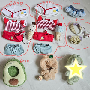 20/10cm 인형옷 판매합니다