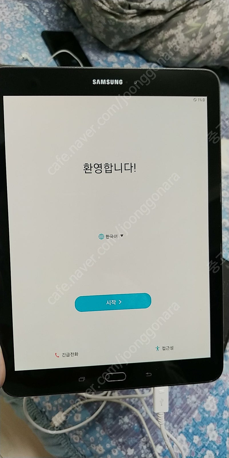 갤럭시탭S2 32G LTE (T815N) 블랙 케이스포함 이미지