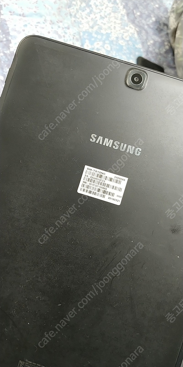 갤럭시탭S2 32G LTE (T815N) 블랙 케이스포함 이미지