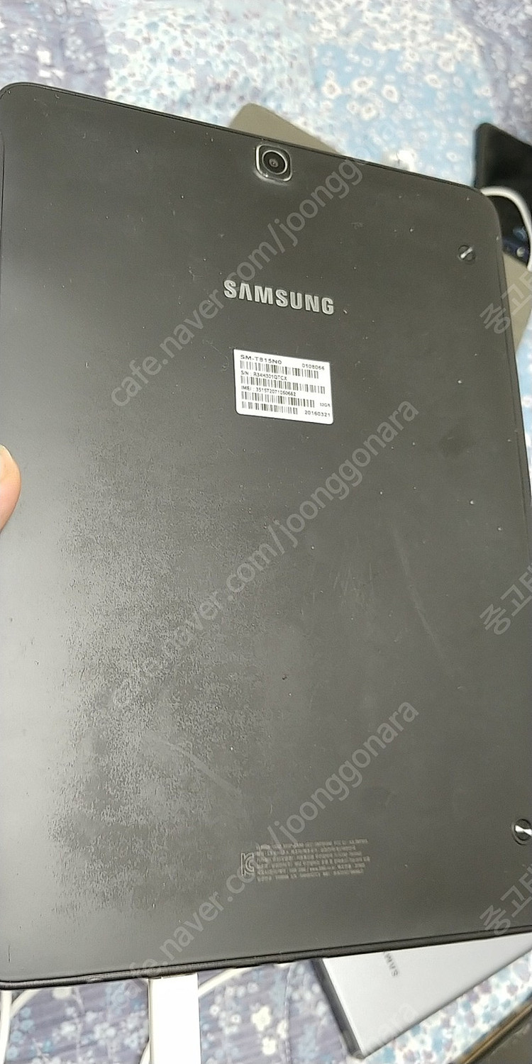 갤럭시탭S2 32G LTE (T815N) 블랙 케이스포함 이미지
