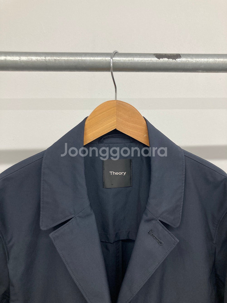 95 띠어리 네이비 맥코트, 이태리 트랜짓 가먼트 자켓--1