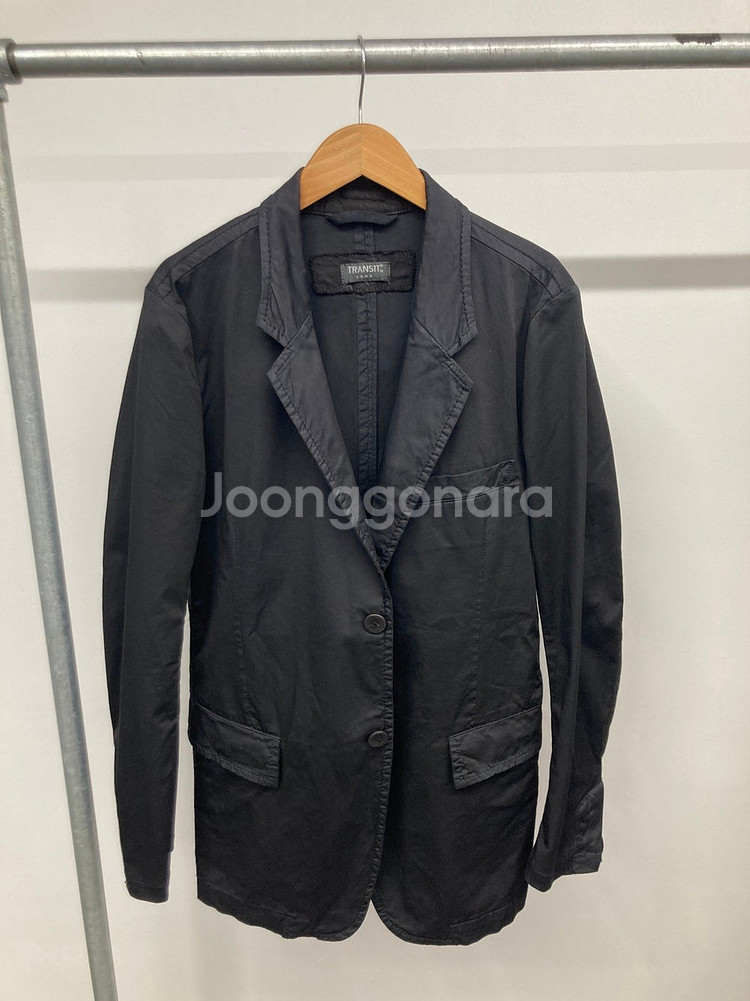 95 띠어리 네이비 맥코트, 이태리 트랜짓 가먼트 자켓--8