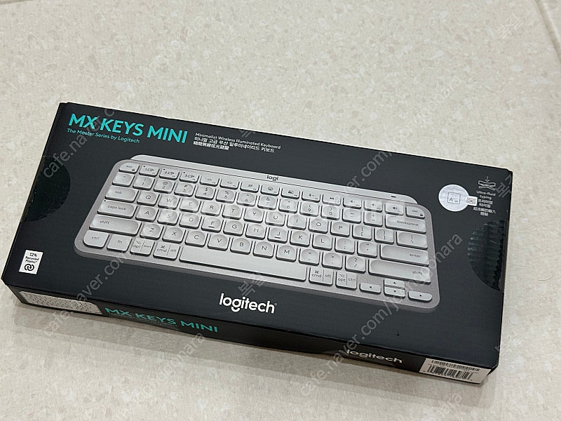 MX KEYS MINI 화이트+로지볼트(미개봉) 팝니다...--3
