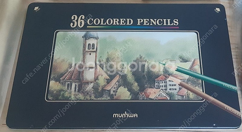 미술 화방 문화 36컬러 색연필 세트--1