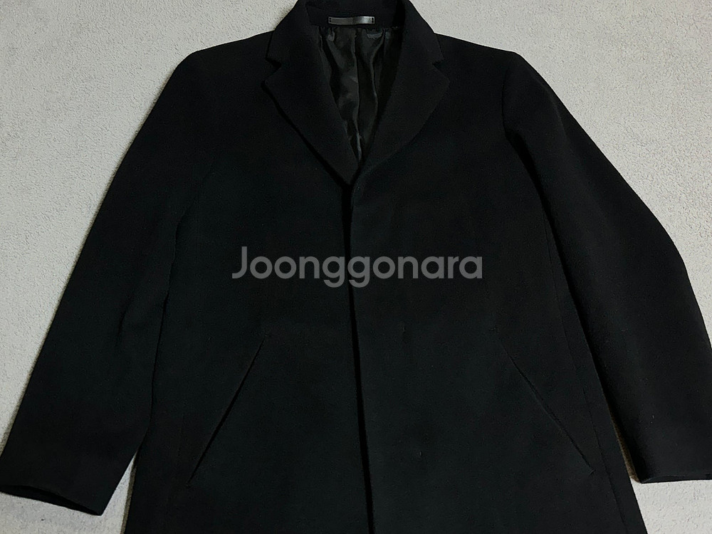 가격내림 95 Theory 띠어리 블랙 캐시미어 코트--2