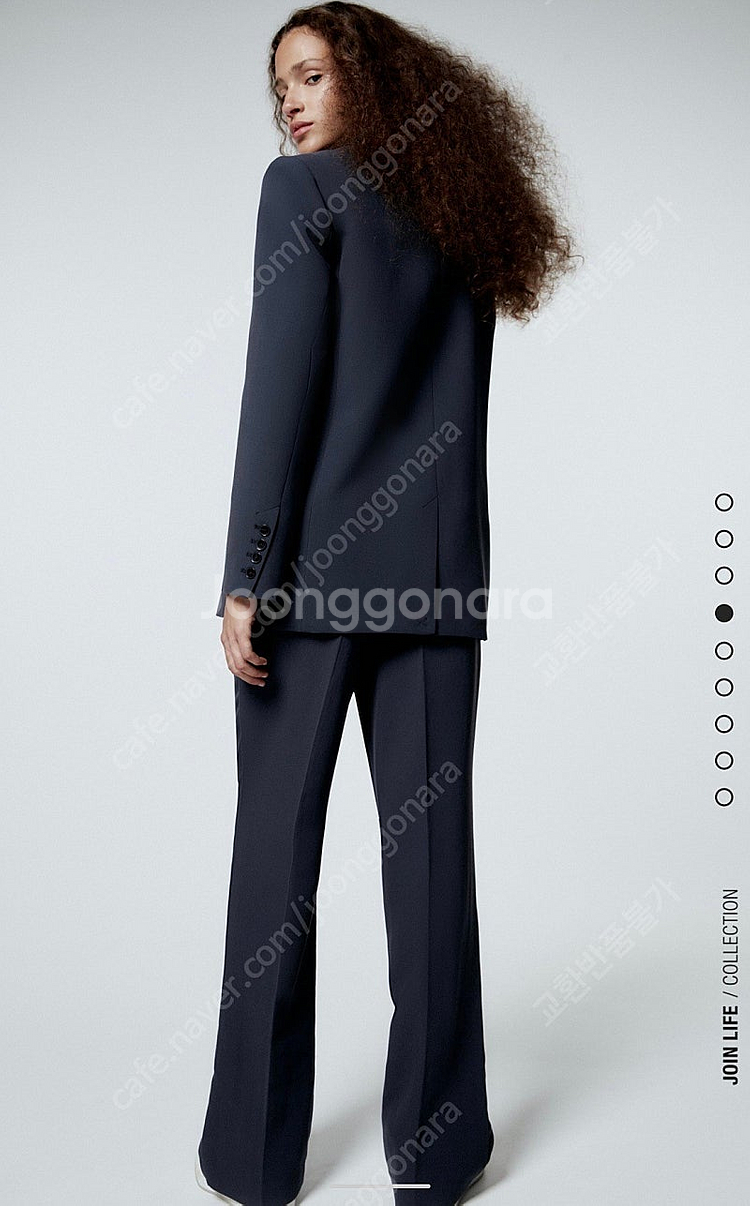 ZARA 네이비 수트 셋업--5