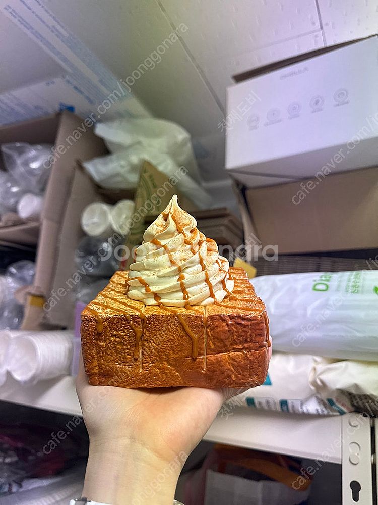 곰돌이 무스케이크 모형 허니브레드 모형--1
